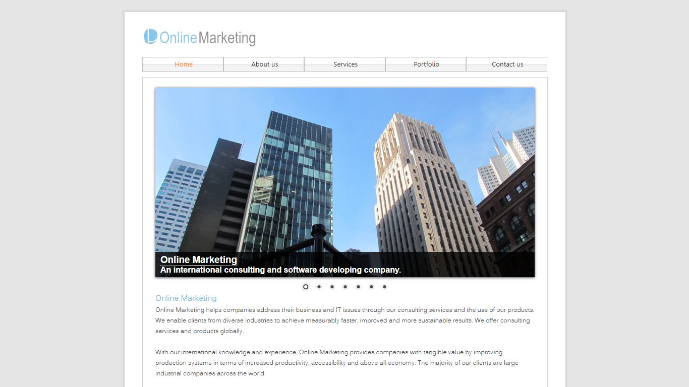 Online Marketing - Home